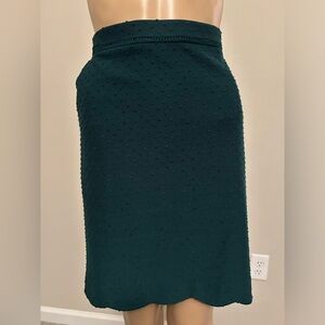 Skies are Blue Green Scallop skirt